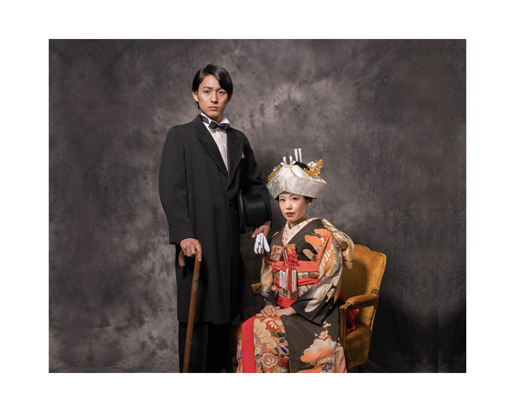 時代きもの写真婚